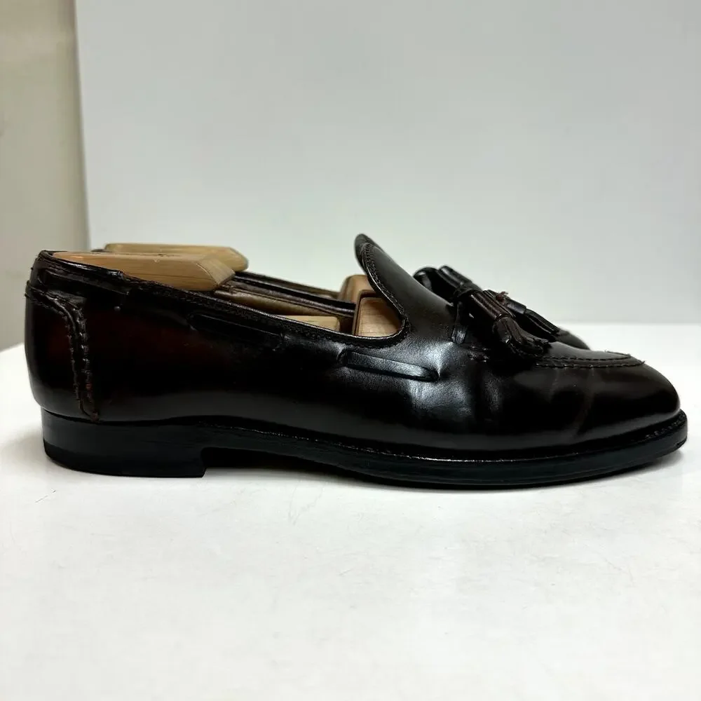 RESOLED Alden x Brooks Brothers 772 Color 8 Shell Cordovan Tassel Loafer 8 D
